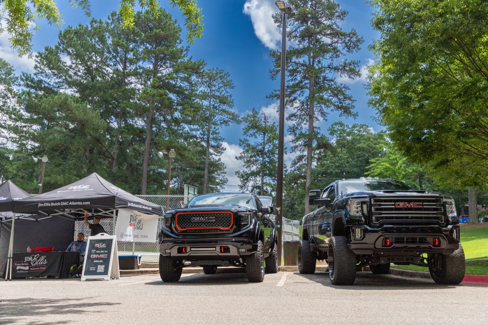 Jim Ellis GMC truck display at Turbo Day