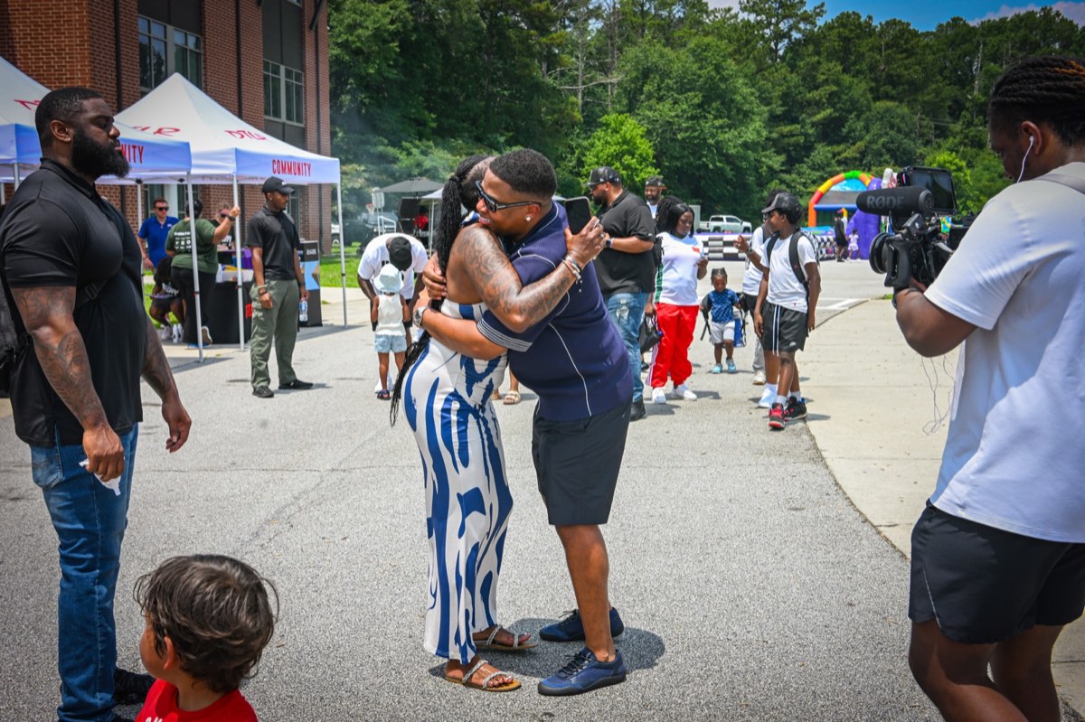 Turbo embracing family at Turbo Day 2026
